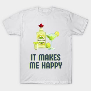 Tequila margarita cocktail funny cocktail quote T-Shirt